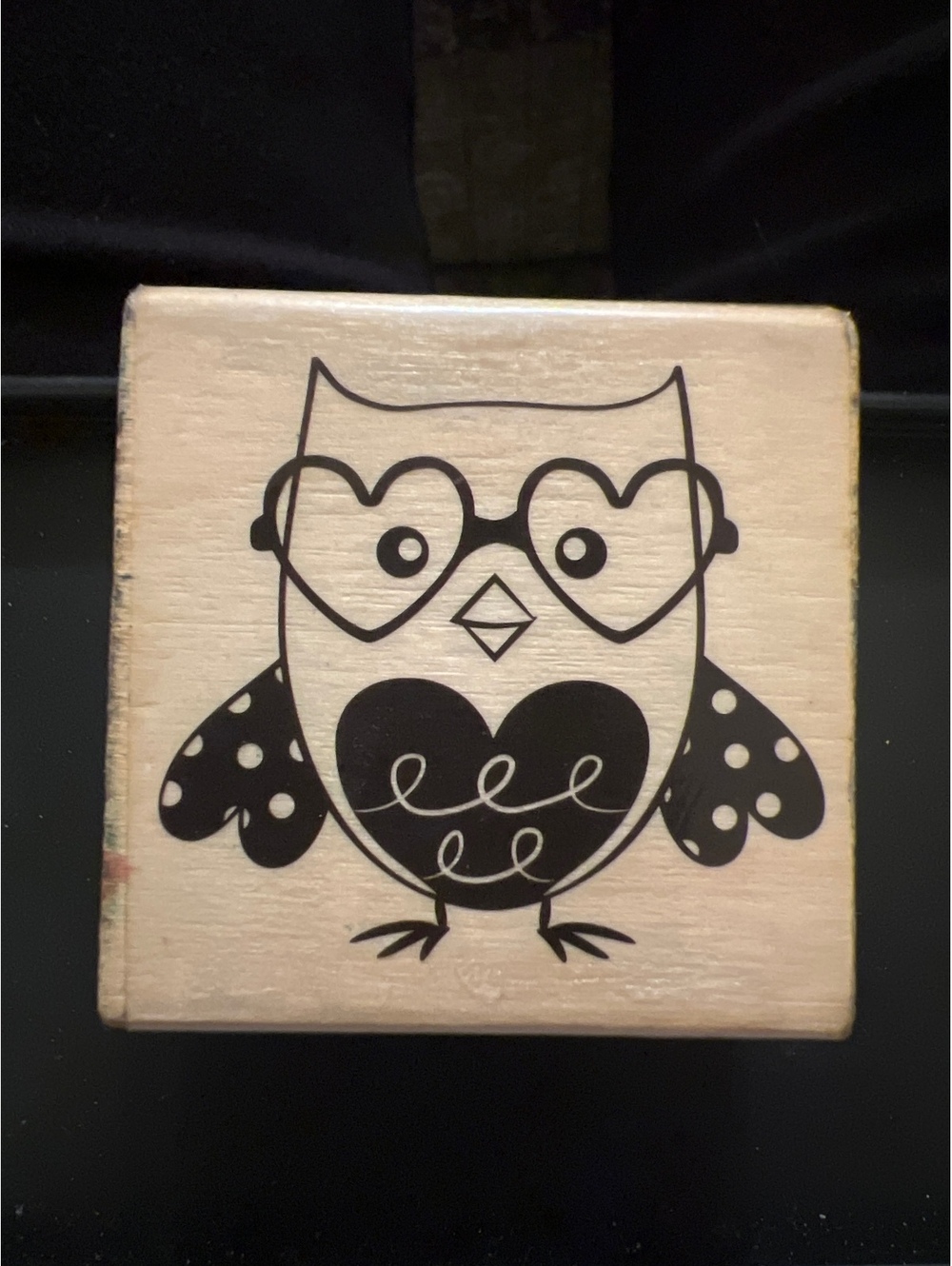 Craft Smart Wooden Owl Stamp